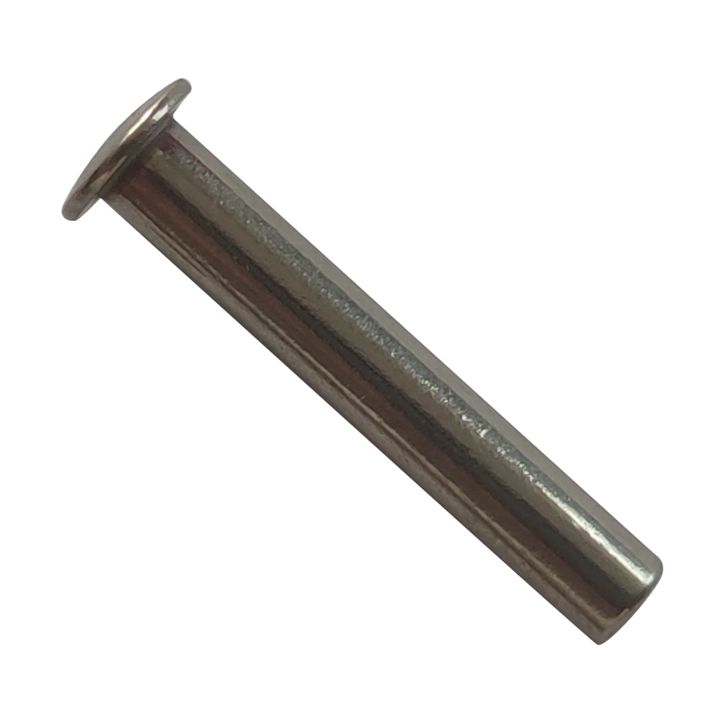 Semi hollow aluminum rivet